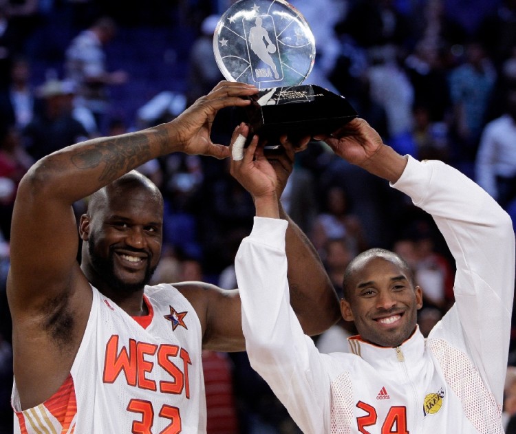 kaiyun-昔日OK组合！2009年的今天：科比与奥尼尔携手获得全明星赛MVP